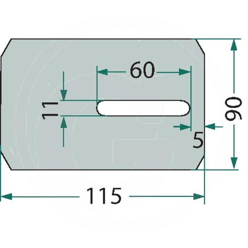 Plastic scraper | 6081200, 53-A103 | zdjęcie nr 2